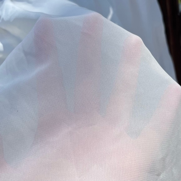 *SALE* Gorgeous Ivory Lace Bodice Dress - Picture 6 of 9